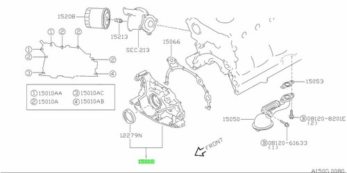 Oil pump cover - oil,