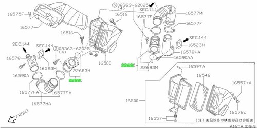 Meter assembly air flow - meter, for