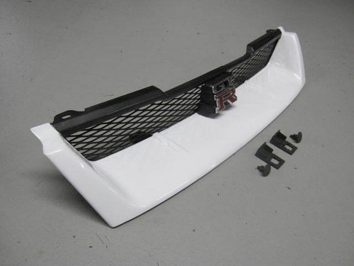 Genuine front grill white - grill,
