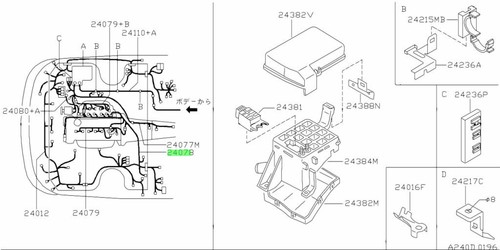 Harness assembly egi - harness, for