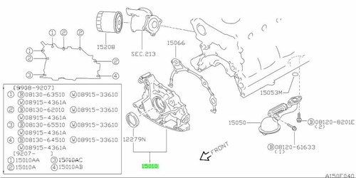 Pump assembly oil for nissan - for:,