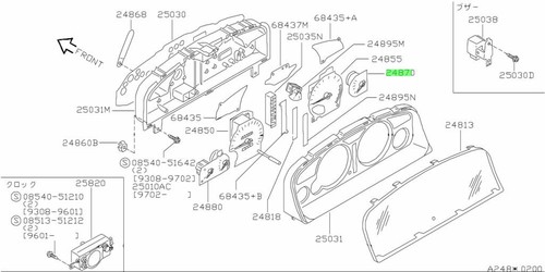Meter assembly oil pressure - meter,