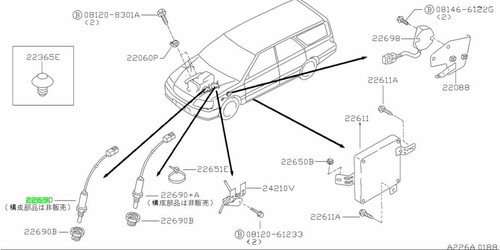 Sensor for nissan skyline r33 - nissan,