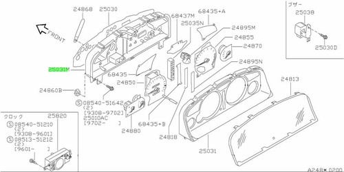 Housing meter combination - housing,,