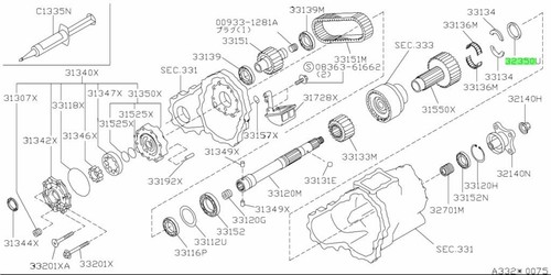 Holder ring for nissan - for:,