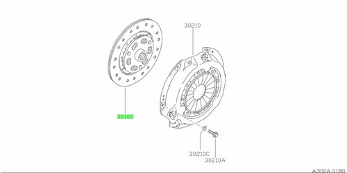 Disc assembly clutch for - disc,