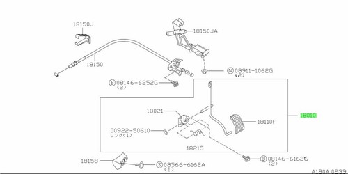 Lever assembly pedal for - lever,
