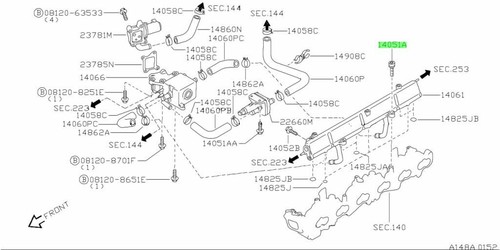 Bolt for nissan skyline r33 - bolt, for: