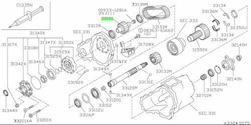 Shaft drive front for - drive, for:
