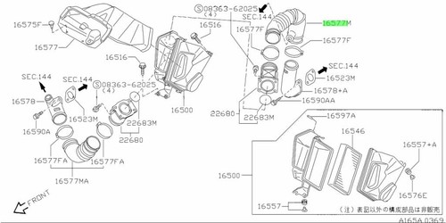 Hose assembly air - assembly,, duct