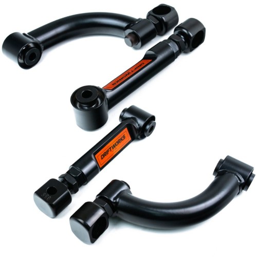 Driftworks front camber arms - front,