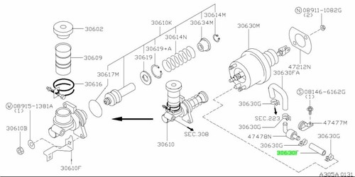 Hose booster for nissan - booster, for: