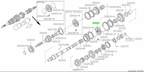 Hub coupling set 1st 2nd - &,