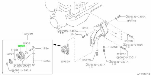 Pulley idler for nissan - pulley,