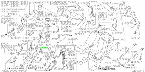 Bracket fuel gauge - fuel, for